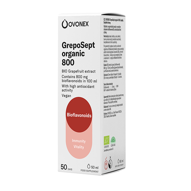 Ovonex - GrepoSept 800 Organic, Flytande | Hälsa och välbefinnandeMatsmältningshälsa | Apoteka