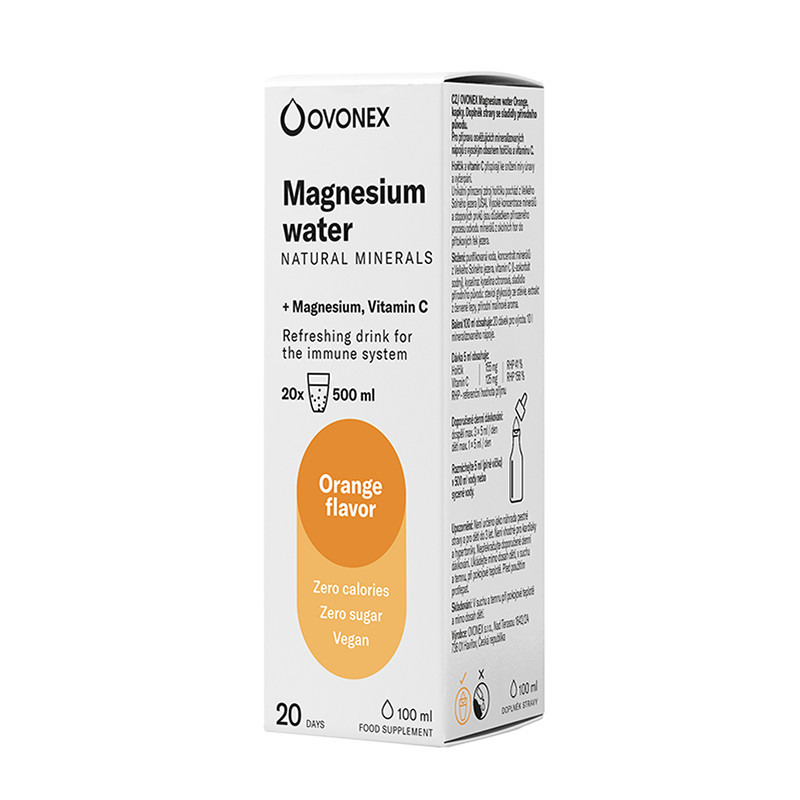 Ovonex - Magnesium för vatten, apelsin, storlek | Nya produkterKollagenMagnesium | Apoteka