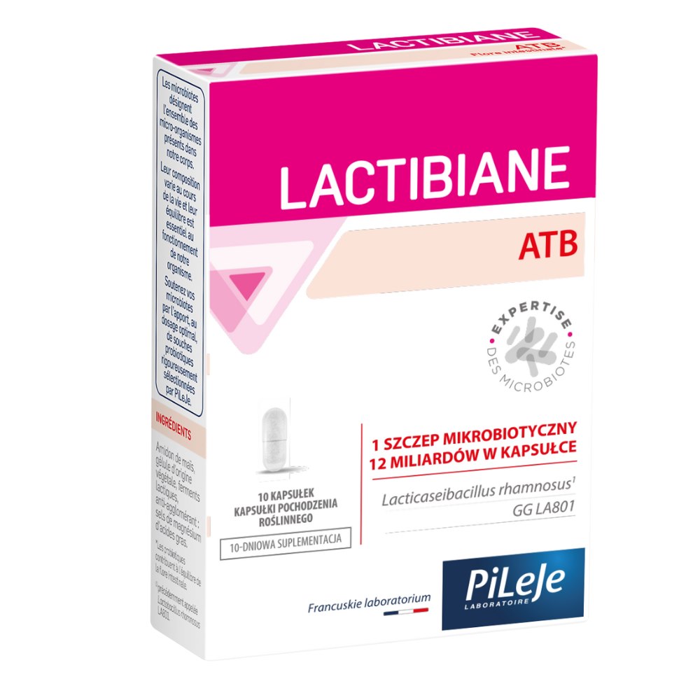 PiLeJe - Lactibiane ATB, 10 kapslar | Vitaminer och mineralerHälsa och välbefinnandeProbiotika | Apoteka