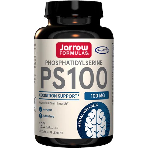 Jarrow Formulas - PS 100, 120 kapslar | Vitaminer och mineralerHälsa och välbefinnandeMental fokus och minneFosfatidylserin | Apoteka