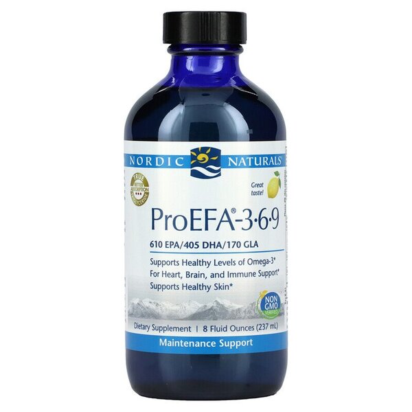 Nordic Naturals - ProEFA 3.6.9, Citronsmak - 237 ml | Vitaminer och mineralerHälsokost | Apoteka