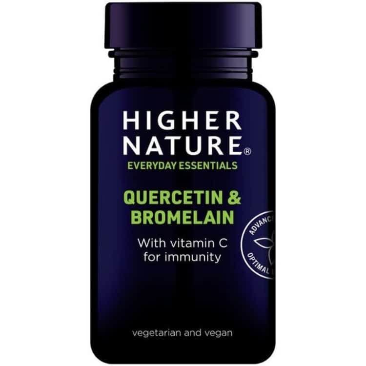 Higher Nature - Quercetin &amp; Bromelain, 60 tabletter | Vitaminer och mineralerVeganska produkterHälsa och välbefinnandeHälsokost | Apoteka