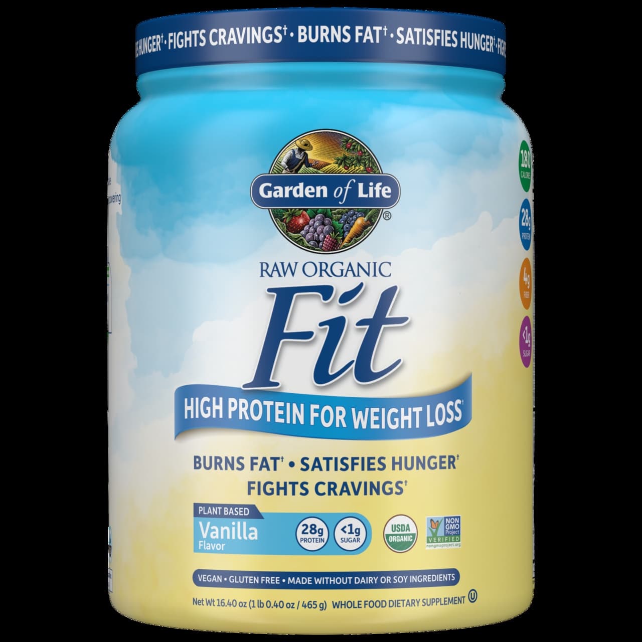 Garden of Life - Rå Ekologisk Fit, Vanilj, 930g | Hälsa och välbefinnandeHälsokostNordisk vitalitet | Apoteka