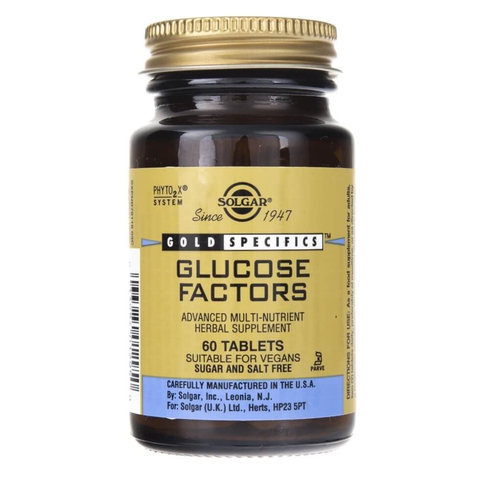 Solgar - Glucose Factors, 60 tabletter | Vitaminer och mineraler | Apoteka