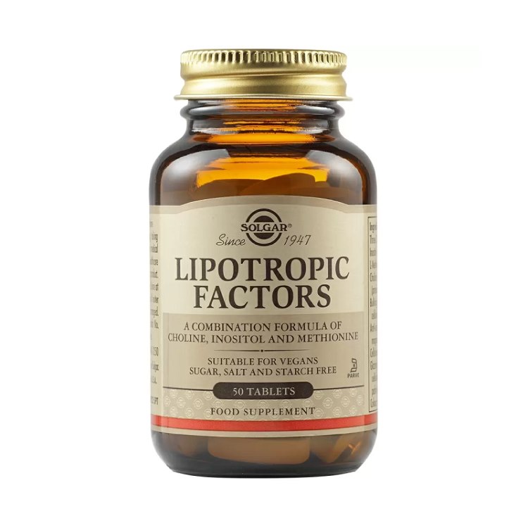 Solgar - Lipotropic Factors, 50 tabletter | Vitaminer och mineralerAminosyror och BCAAFitness och träning | Apoteka