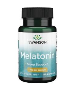 SWANSON Melatonina 1mg 120 kaps