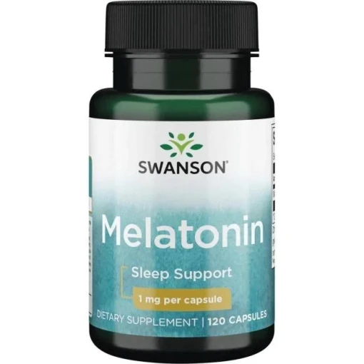 SWANSON Melatonina 1mg 120 kaps