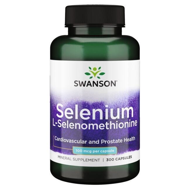 Swanson - Selen SeLECT, 100 mcg, 300 kapslar | Vitaminer och mineralerVissa mineralerHälsa och välbefinnandeHälsokostSelen | Apoteka