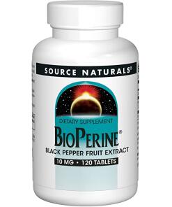 Source Naturals BioPerine 10mg 120 veg. tablets