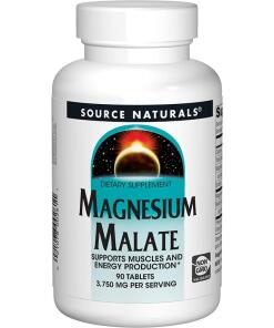 Source Naturals Magnesium Malate 1250mg 90 tablets