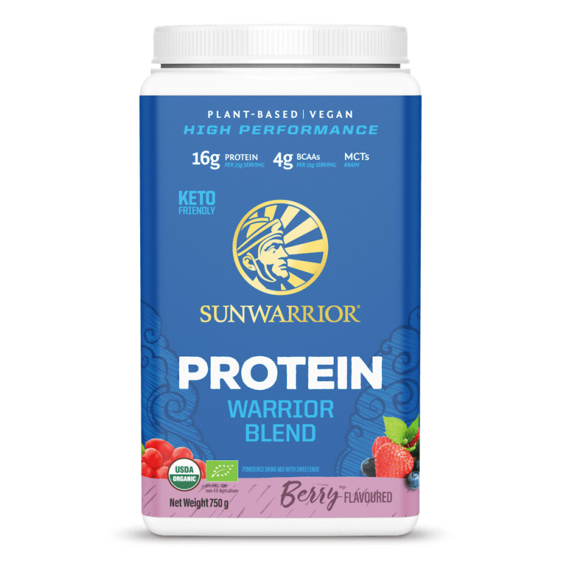 Sunwarrior - Protein Blend Organic Berry, Pulver 750 g | Nya produkter | Apoteka