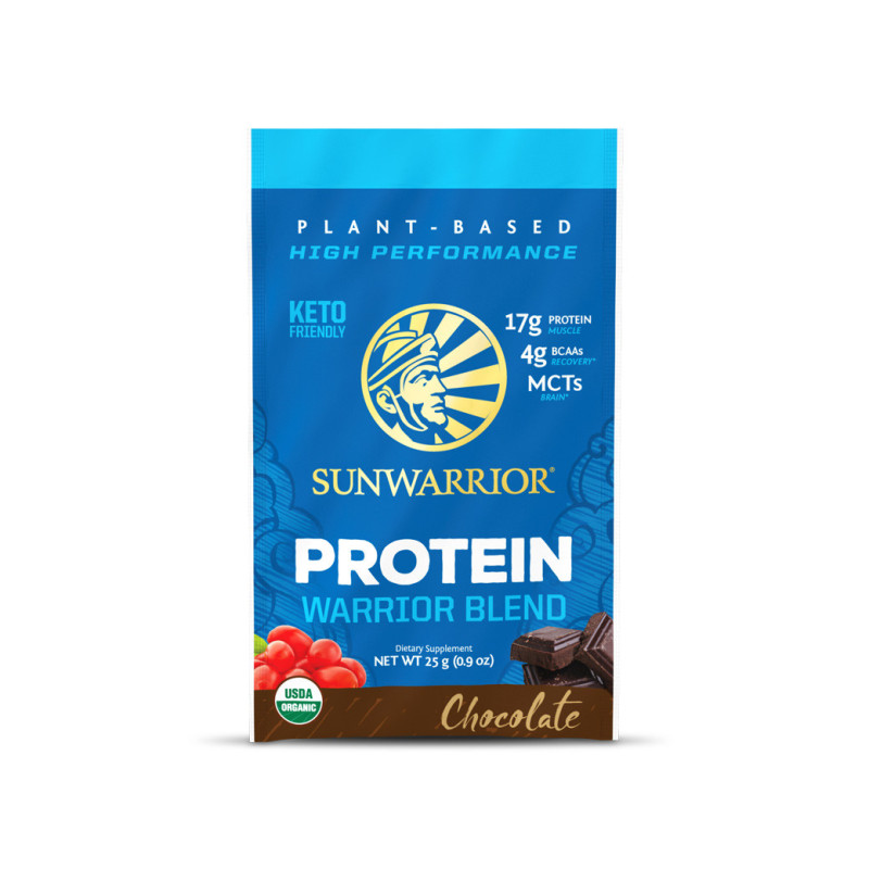 Sunwarrior - Protein Blend Organic Chocolate, Pulver 1 dos | Nya produkter | Apoteka