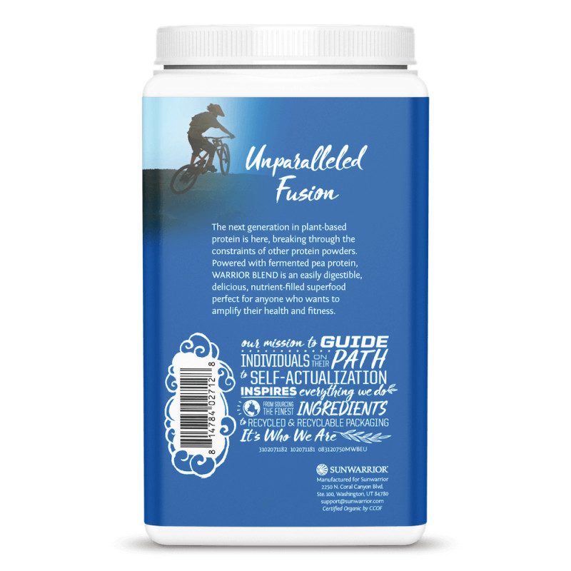 Sunwarrior - Proteinblandning Organic Mocha, Pulver 750 g - Bild 3