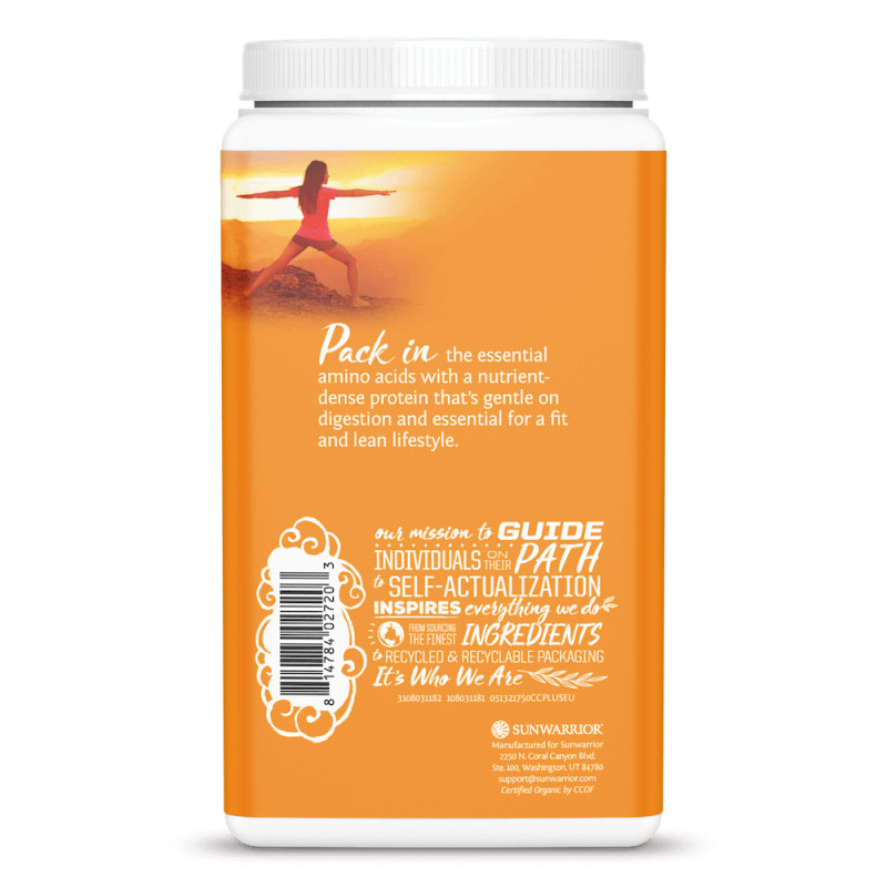 Sunwarrior - Protein Plus Organic Vanilla, Pulver 750 g - Bild 4