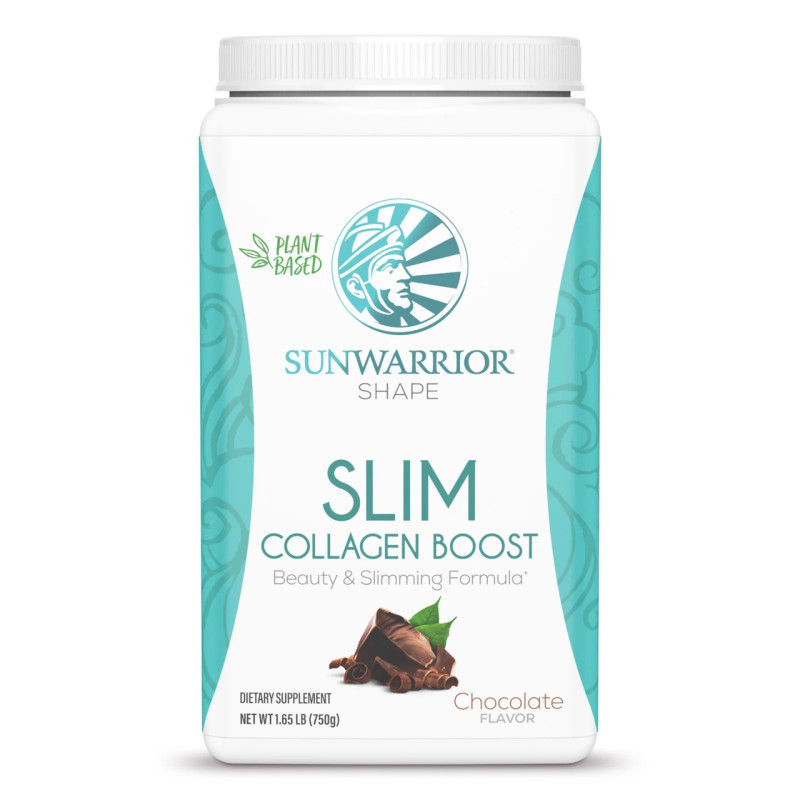 Sunwarrior - Slim Collagen Boost Choklad, Pulver | Nya produkterKollagenGlutamin | Apoteka