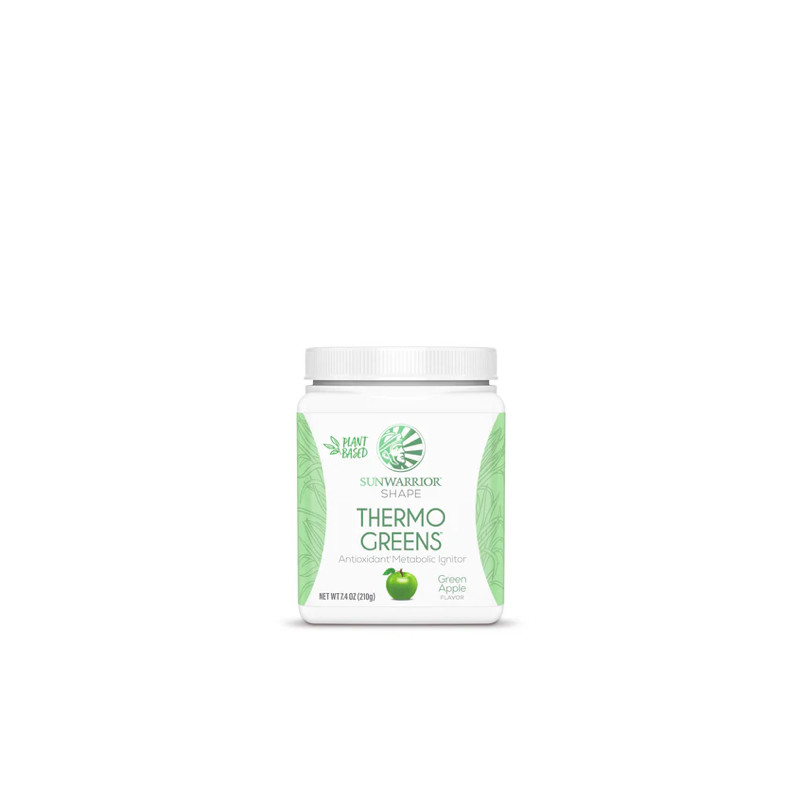 Sunwarrior - Thermo Greens för viktnedstöd, äpple, pulver | Nya produkterMatsmältningshälsaSpirulina | Apoteka