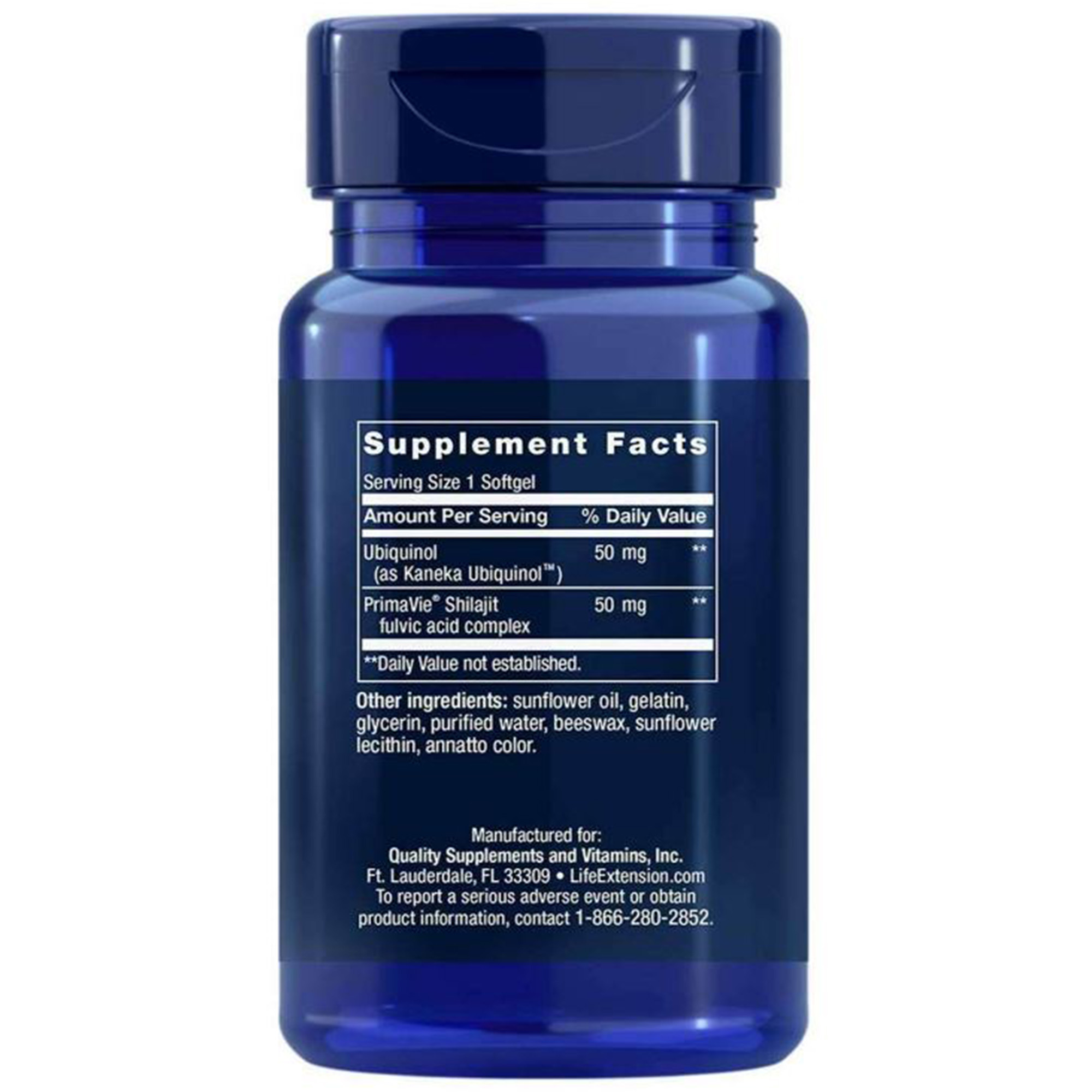 Life Extension - Super Ubiquinol CoQ10 med Förstärkt Mitokondriestöd, 50 mg - 100 mjukkapslar - Bild 5