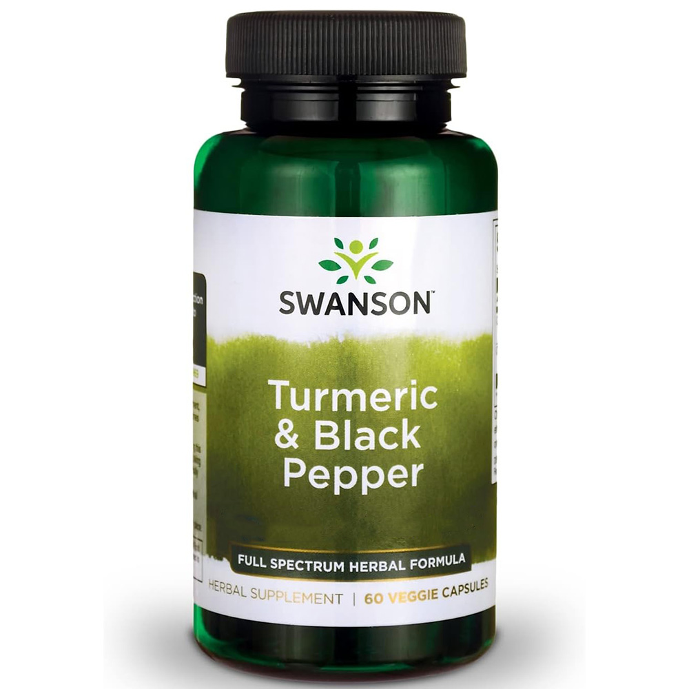 Swanson - Curcumin & Berberine med Svartpeppar, 60 kapslar - Bild 2