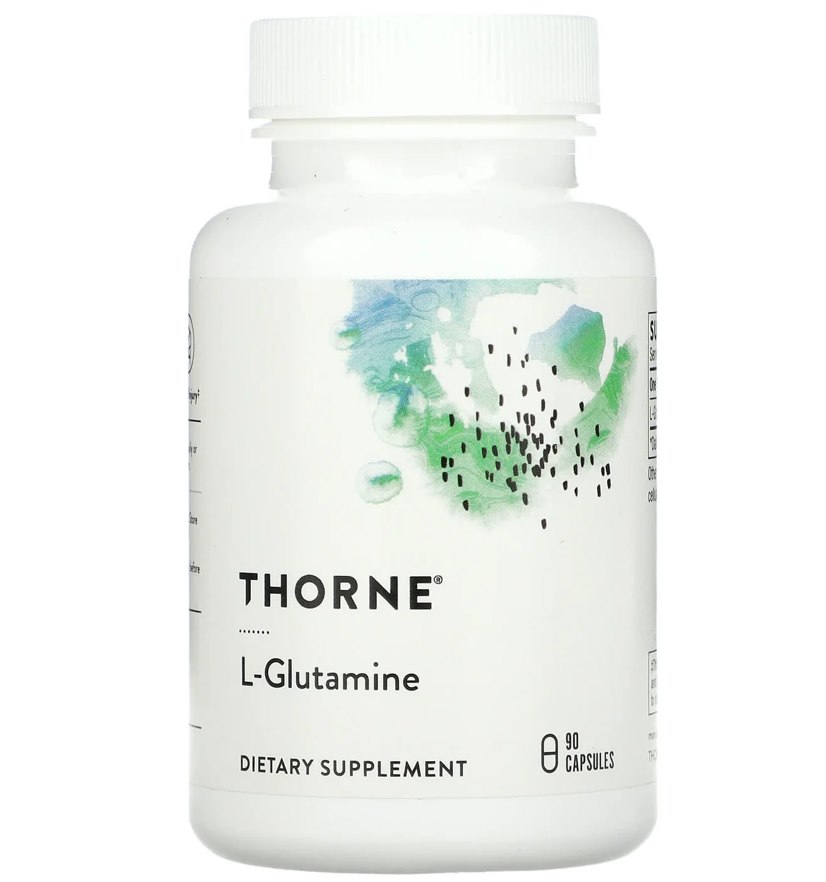 Thorne Research - L-Glutamin, 90 kapslar | Vitaminer och mineralerAminosyror och BCAAFitness och träningGlutamin | Apoteka