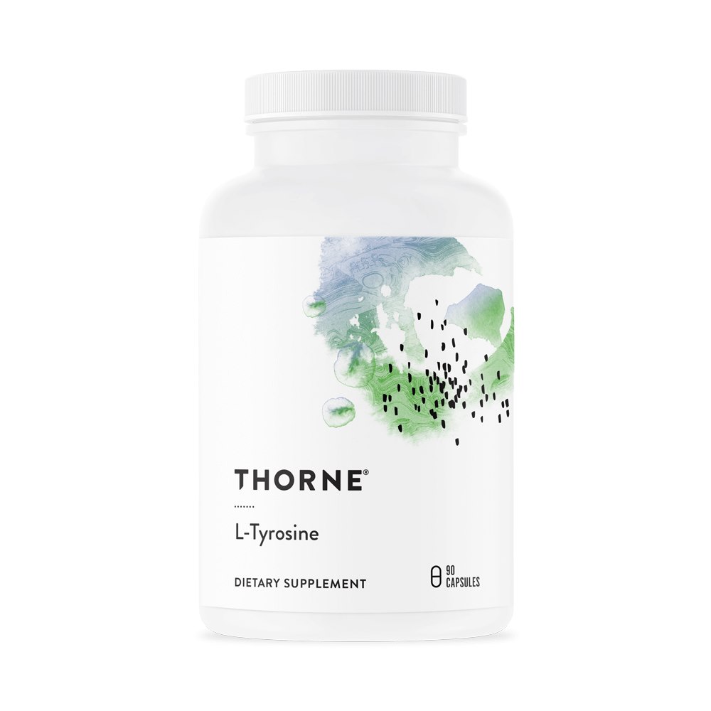 Thorne Research - L-Tyrosin, 60 kapslar | Vitaminer och mineralerAminosyror och BCAAFitness och träningL-tyrosin | Apoteka