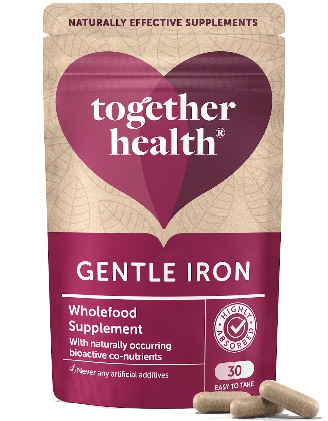 Together - Gentle Iron med B-vitaminer, 30 kapslar | Vitaminer och mineralerVissa mineralerFolsyra | Apoteka