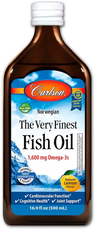 Carlson Labs - Den Allra Finaste Fiskoljan, Naturlig Apelsin - 500 ml | Vitaminer och mineralerOmega & NäringsoljorOmega och fiskolja | Apoteka