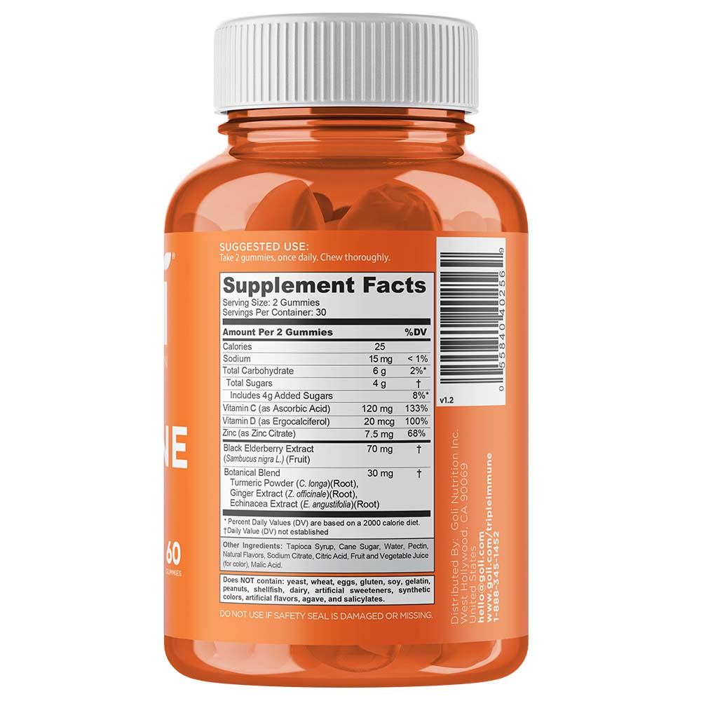 Triple Immune - Immunstärkande Gummies, 1-pack - Bild 6