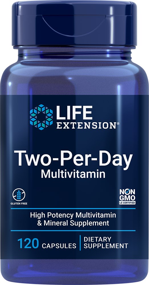 Life Extension - Two-Per-Day Multivitamin, 120 kapslar | Vitaminer och mineralerMultivitaminer | Apoteka