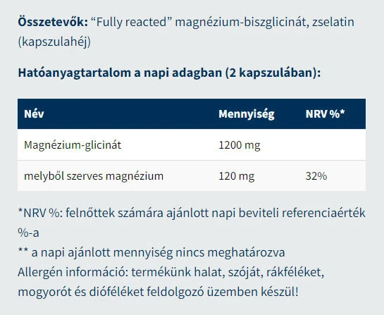 USA Medical - Magnesium Bisglycinat, 60 kapslar - Bild 2