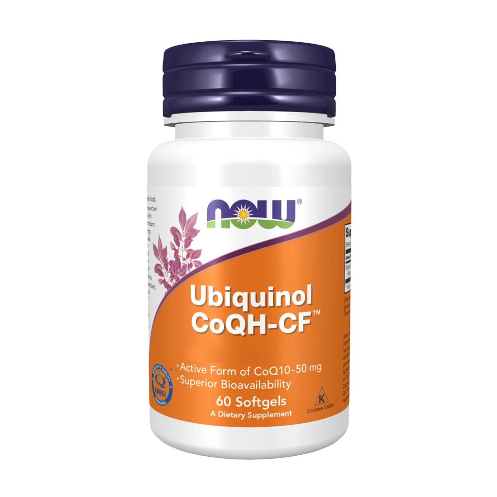 NOW Foods - Ubiquinol CoQH-CF, 60 mjukkapslar | Vitaminer och mineralerHälsa och välbefinnandeHälsokostSkönhetCoQ10 | Apoteka