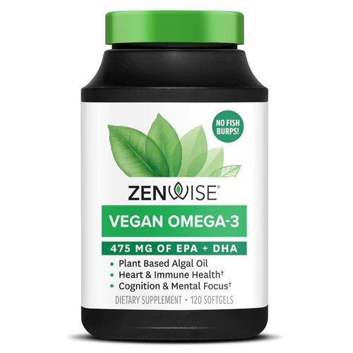Zenwise - Veganska Omega-3, 120 kapslar | Veganska produkterHälsa och välbefinnandeHälsokostNordisk vitalitet | Apoteka