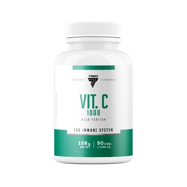 Trec Nutrition - Vitamin C 1000, 90 kapslar | Vitaminer och mineralerVissa vitaminerHälsokost | Apoteka