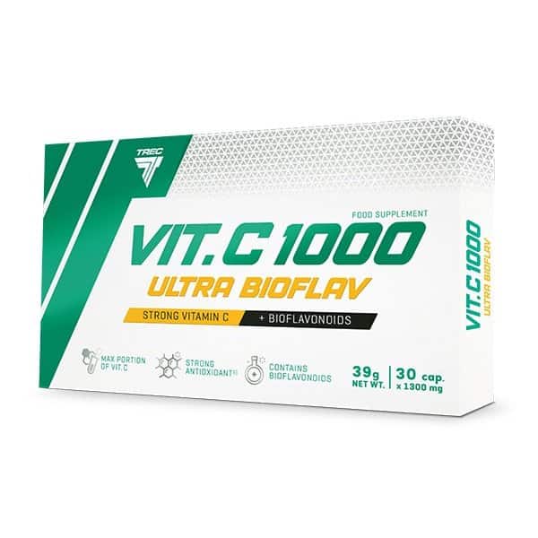 Trec Nutrition - Vitamin C 1000 Ultra Bioflav, 30 kapslar | Vitaminer och mineralerHälsa och välbefinnandeHälsokost | Apoteka