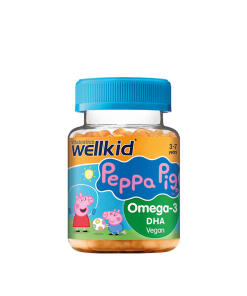 Vitabiotics Wellkid Peppa Pig Omega-3 DHA (30 Gummies