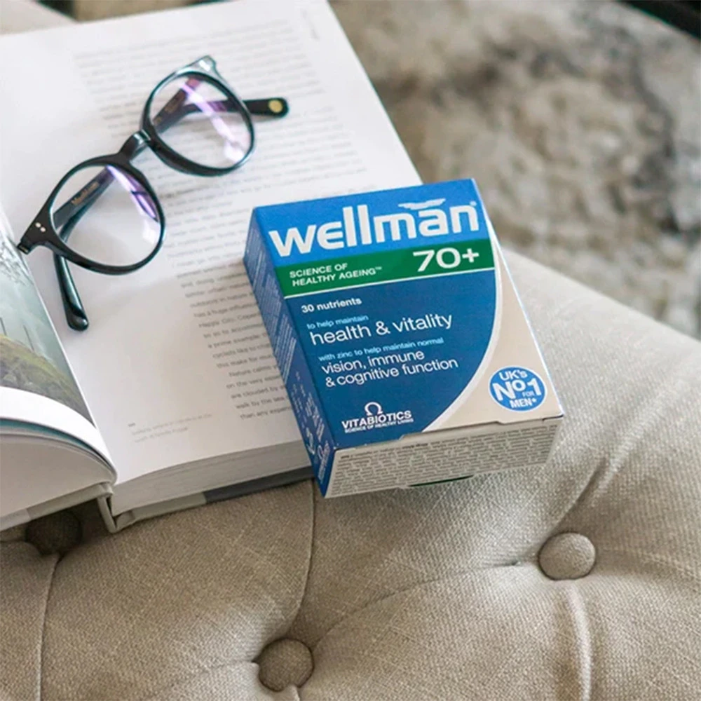 Vitabiotics - Wellman 70+, 30 tabletter - Bild 3