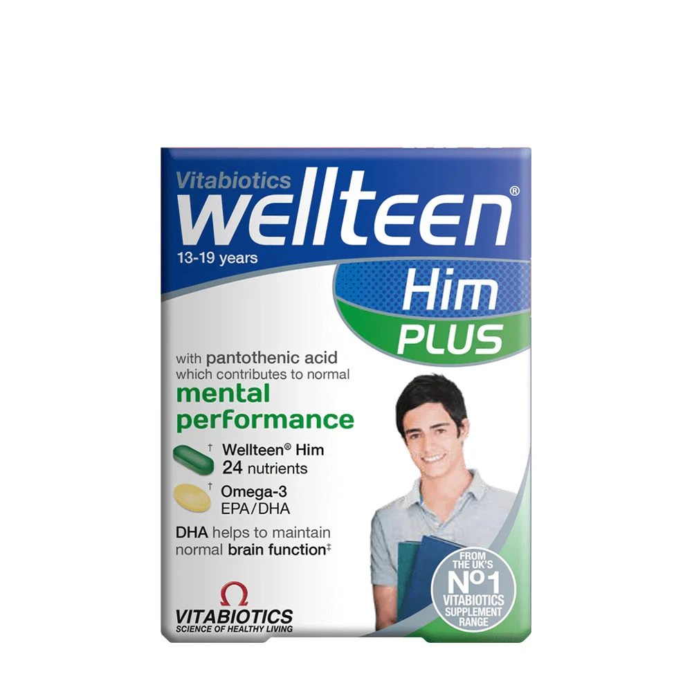 Vitabiotics - Wellteen Him Plus, 56 tabletter | Hälsokost | Apoteka