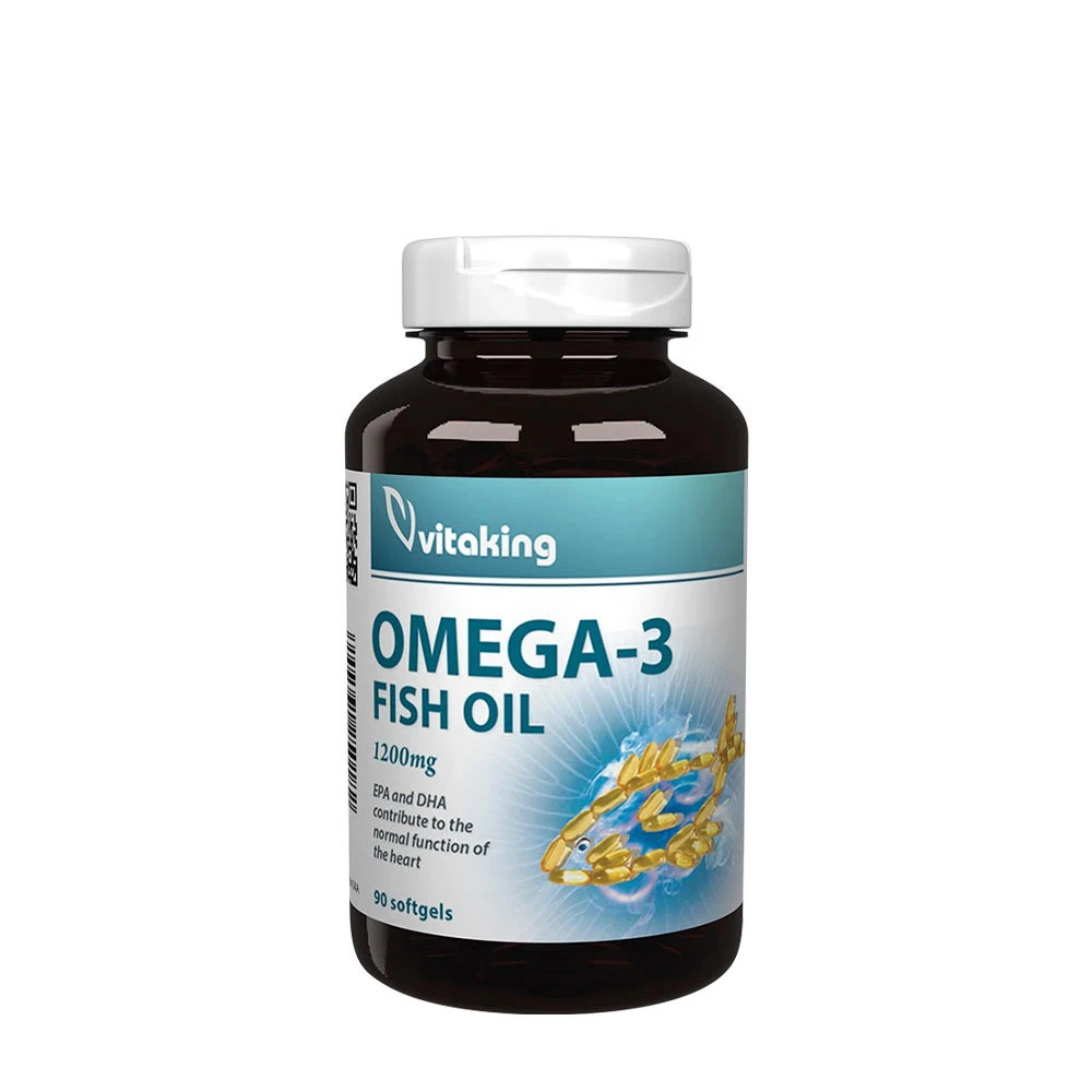 Vitaking - Omega-3, 1200 mg, 160 gelkapslar | Omega och fiskoljaHälsokost | Apoteka