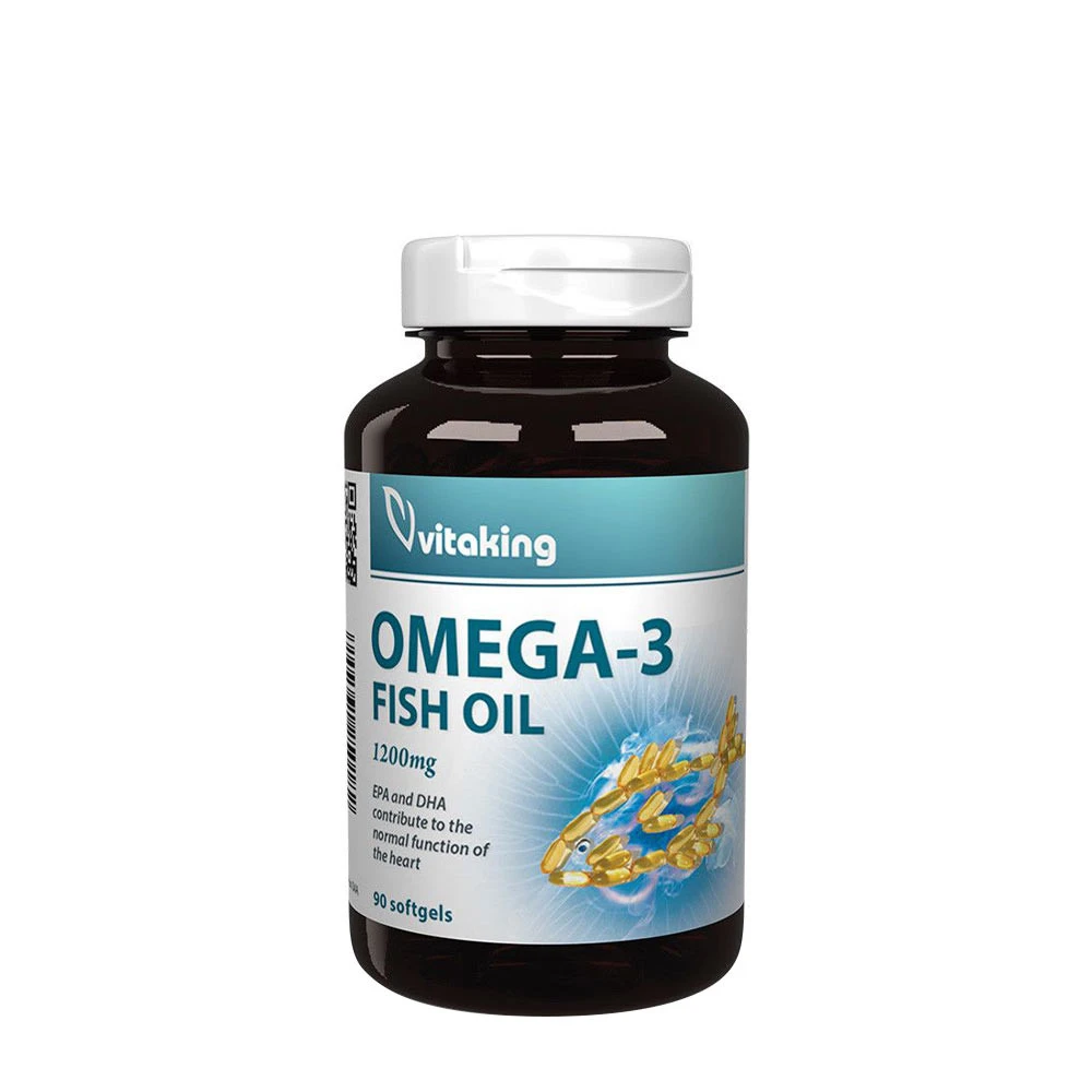Vitaking - Omega-3, 1200 mg, 90 kapslar | Omega och fiskoljaHälsokost | Apoteka