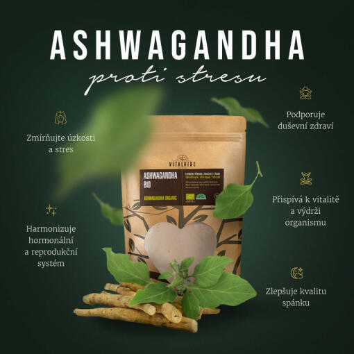 Vitalvibe - Ekologiskt Ashwagandhapulver, 125 g - Bild 3