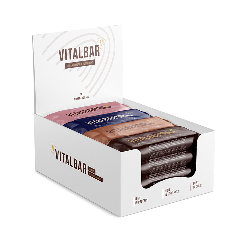 Vitalvibe - Vitalbar™ 2.0 Ekologisk Proteinbar, Blandlåda