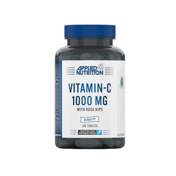 Applied Nutrition - Vitamin C med Nypon, 1000 mg - 100 tabletter | Vitaminer och mineralerVissa vitaminerHälsokost | Apoteka