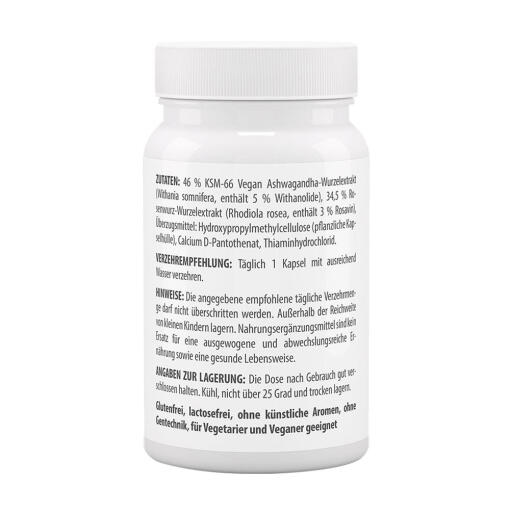Vitaworld - Ashwagandha Rosenrot Komplex, 60 kapslar - Bild 3