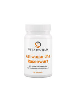 Vitaworld Ashwagandha Rose Root Complex (60 Caps)
