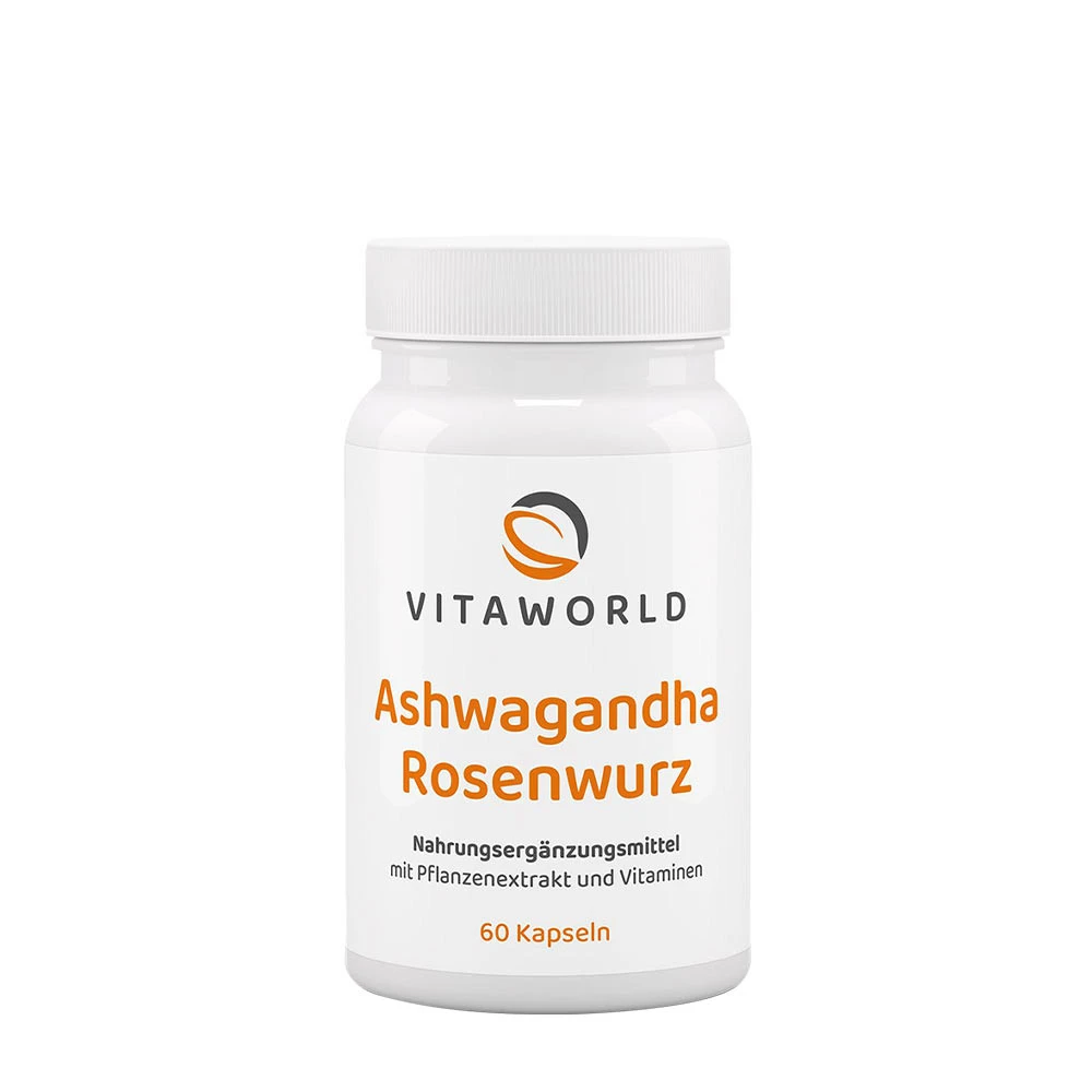 Vitaworld Ashwagandha Rose Root Complex (60 Caps)