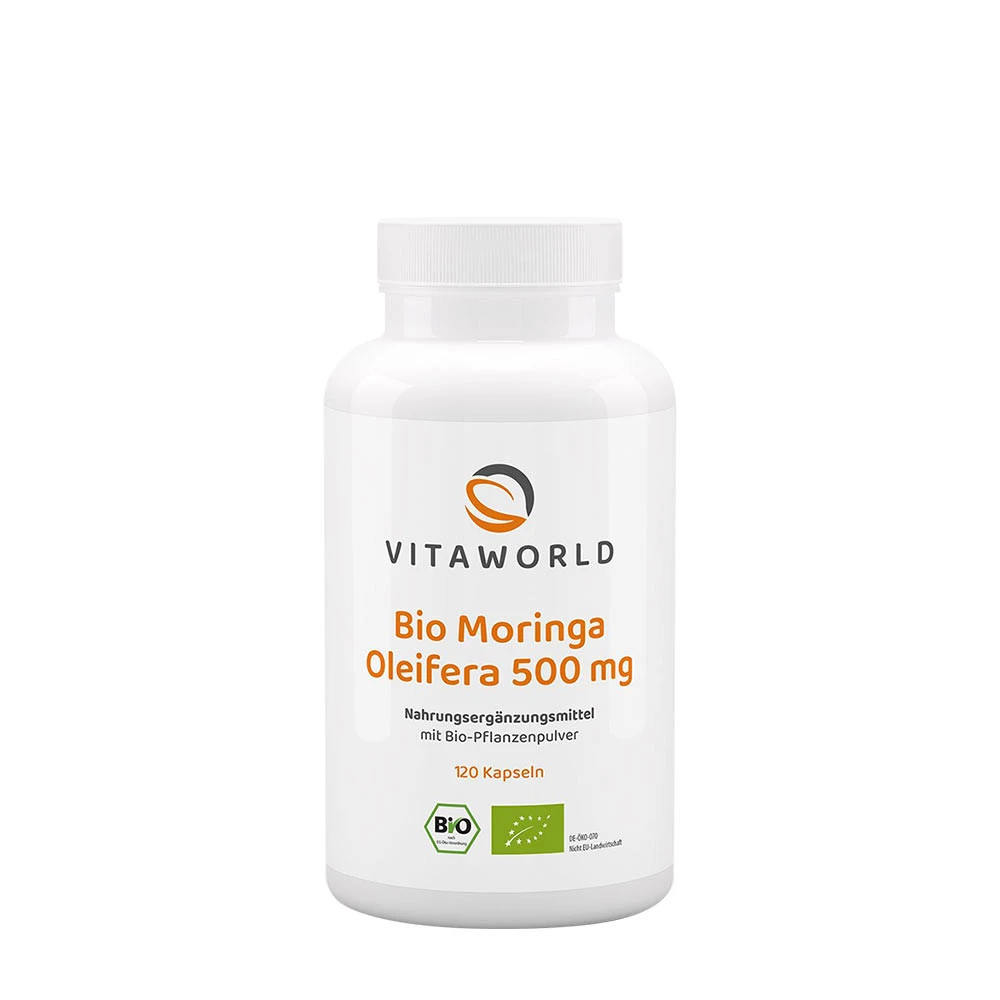 Vitaworld Moringa Oleifera 500 mg Organic (120 Capsules)