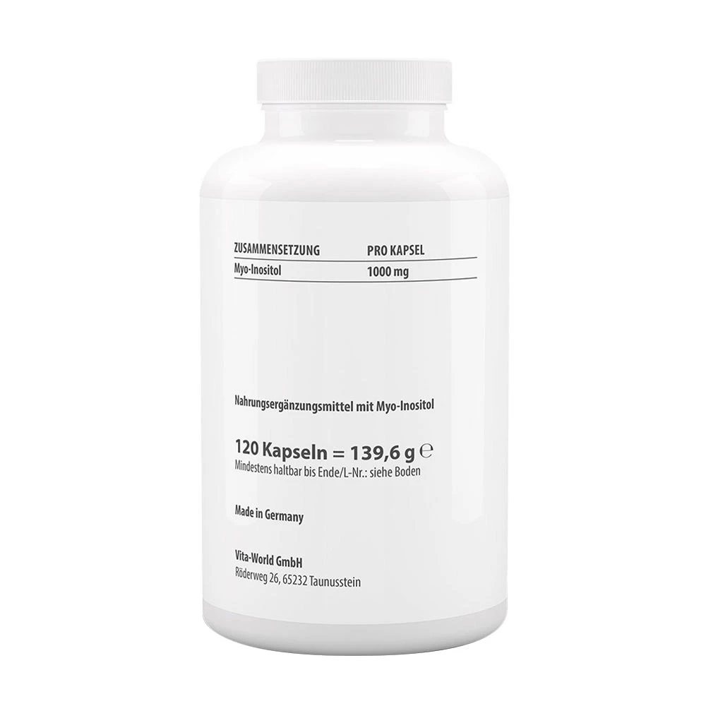 Vitaworld - Myo-Inositol, 1000 mg, 120 kapslar - Bild 2