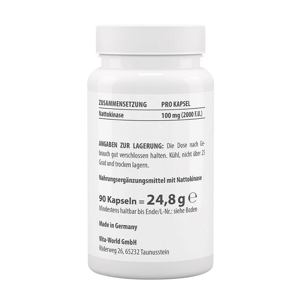 Vitaworld - Nattokinase, 90 kapslar - Bild 2