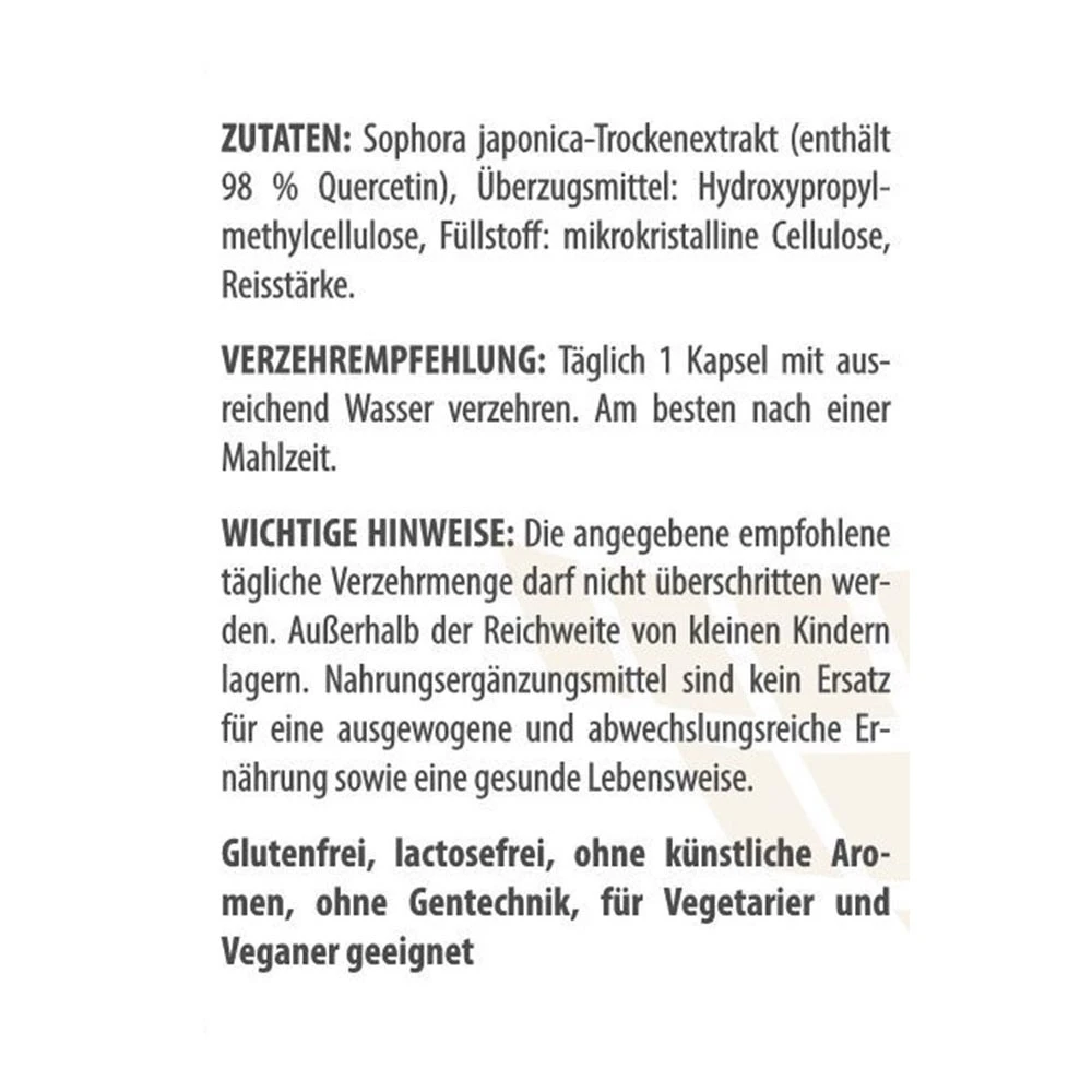 Vitaworld - Quercetin, 500 mg, 120 kapslar - Bild 3