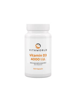 Vitaworld Vitamin D3 4000 IU (100 Capsules)