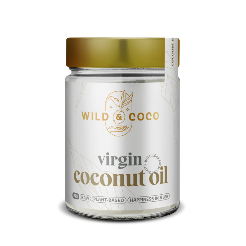 Wild & Coco - Virgin Kokosolja, Rå Ekologisk | Omegas - EFA - CLA - oljorOmega och fiskolja | Apoteka